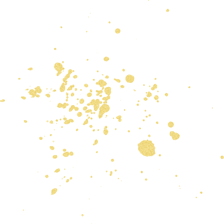 Abstract Gold Splash Stroke